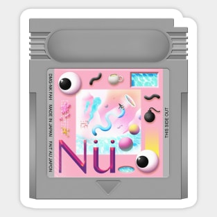 Chinese Nü Yr Game Cartridge Sticker